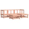 vidaXL Juego de sof&aacute;s de jard&iacute;n 5 pzas madera maciza de abeto Douglas