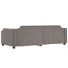 vidaXL Sof&aacute; cama sin colch&oacute;n tela gris taupe 80x200 cm