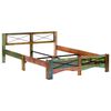 vidaXL Estructura de cama de madera maciza reciclada 160x200 cm