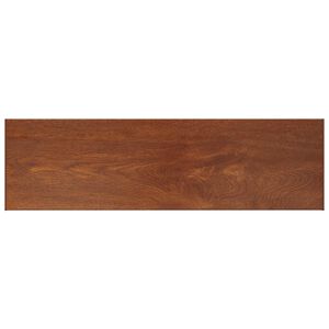 vidaXL Umbral de Ventana Madera Marr&oacute;n 120 x 40 x 4,5 cm PVC