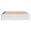 vidaXL Estructura de cama sin colchón madera de pino blanca 140x190 cm