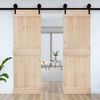 vidaXL Puerta NARVIK Natural 70 x 210 cm Madera de Pino S&oacute;lido