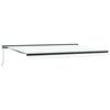 vidaXL Toldo retr&aacute;ctil Blanco 500 x 300 cm Lona y Aluminio