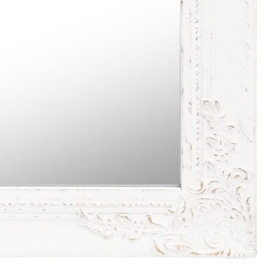 vidaXL Espejo de pie blanco 40x160 cm