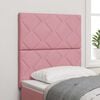 vidaXL Cabecero con cabecera Rosa 80 cm Terciopelo