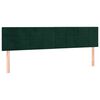 vidaXL Cama box spring con colch&oacute;n terciopelo verde oscuro 120x190 cm