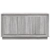 vidaXL Aparador madera contrachapada gris Sonoma 102x35x55 cm