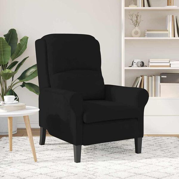vidaXL sill&oacute;n Negro 76 x 94 x 102 cm Microfibra