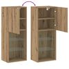 vidaXL Conjunto de mueble de TV Roble artesanal 40,5 x 30 x 102 cm