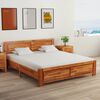 vidaXL Estructura de cama de madera maciza de acacia 160x200 cm