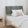 vidaXL Cabecero tapizado Gris oscuro 80 cm Madera de pino macizo