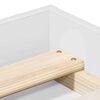 vidaXL Estructura de cama doble sin colch&oacute;n blanco 135x190 cm