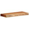 vidaXL Estantes de pared 2 unidades 40x20x3,5 cm madera maciza acacia