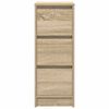 vidaXL Aparador de roble Sonoma 29,5x34x76 cm Madera de ingenier&iacute;a