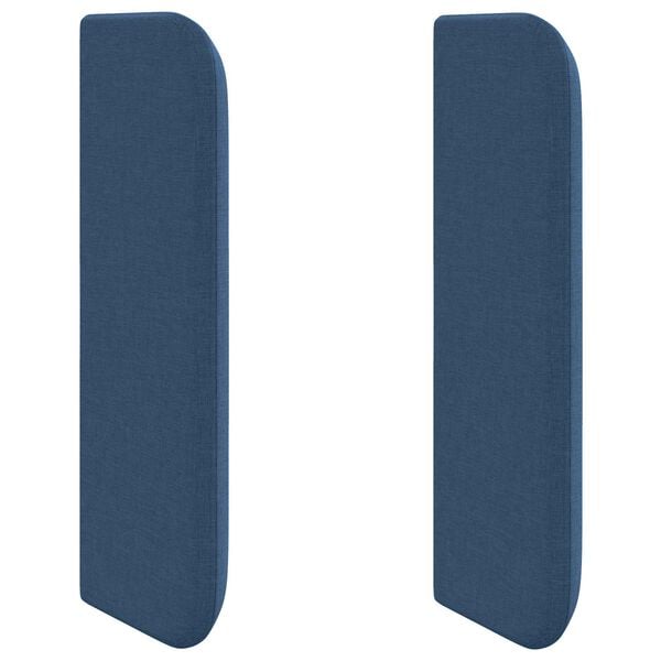 vidaXL Oreja de cabecero Azul 40,5 x 40,5 x 4 cm tela