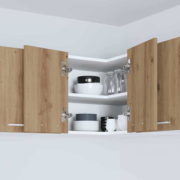 vidaXL Mueble colgante Roble Artesano y 57 x 57 x 40 cm