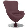 vidaXL Sill&oacute;n huevo Morado 63 x 73 x 90 cm tela