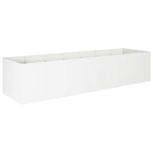 vidaXL Macetero de Jard&iacute;n Blanco 280 x 80 x 60 cm