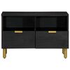 vidaXL Mueble de TV madera de ingeniería negro 70x33x46 cm