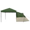 vidaXL Juego de Tienda de Camping con techo 2 pcs Verde Tafet&aacute;n y Tela