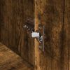 vidaXL Vitrina Roble Humo 81 x 36 x 150.5 cm Madera contrachapada