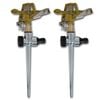 Rociador Impulso De Zinc De Riego Del Jard&iacute;n Con Encaje De Metal 2 Pcs
