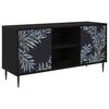 vidaXL Mueble de TV DOKKUM 102 x 33 x 51 cm Roble Negro