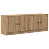 vidaXL Armario de almacenamiento para cama alta 2 uds. Roble artisan