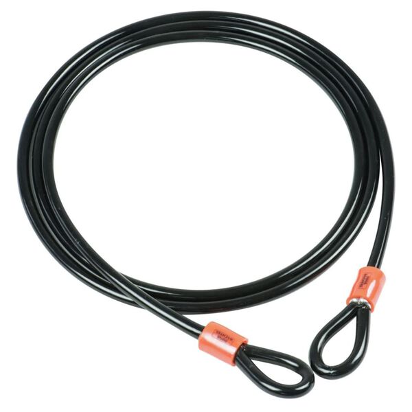 BURG-W&Auml;CHTER Cable de seguridad en espiral 5 m negro