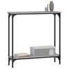 vidaXL Mesa consola madera de ingenier&iacute;a gris Sonoma 75x22,5x75 cm