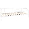 vidaXL Estructura de cama sin colch&oacute;n metal blanco 90x200 cm