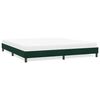 vidaXL Estructura cama sin colch&oacute;n terciopelo verde oscuro 180x220 cm