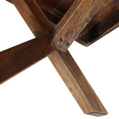vidaXL Mesa de centro madera maciza reciclada 110x60x45 cm