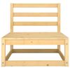 vidaXL Juego de muebles de jard&iacute;n 8 piezas madera maciza de pino