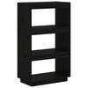 vidaXL Estanter&iacute;a/divisor de espacios madera pino negro 60x35x103 cm