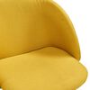 vidaXL Juego de comedor 3 piezas tela amarillo
