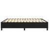 vidaXL Estructura de cama con somier tela negro 180x200 cm