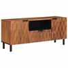 vidaXL Mueble de TV Acabado de Acacia Marr&oacute;n 105 x 33,5 x 46 cm