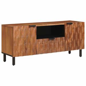 vidaXL Mueble de TV Acabado de Acacia Marr&oacute;n 105 x 33 x 46 cm