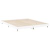 vidaXL Estructura de cama madera de ingeniería blanca 200x200 cm