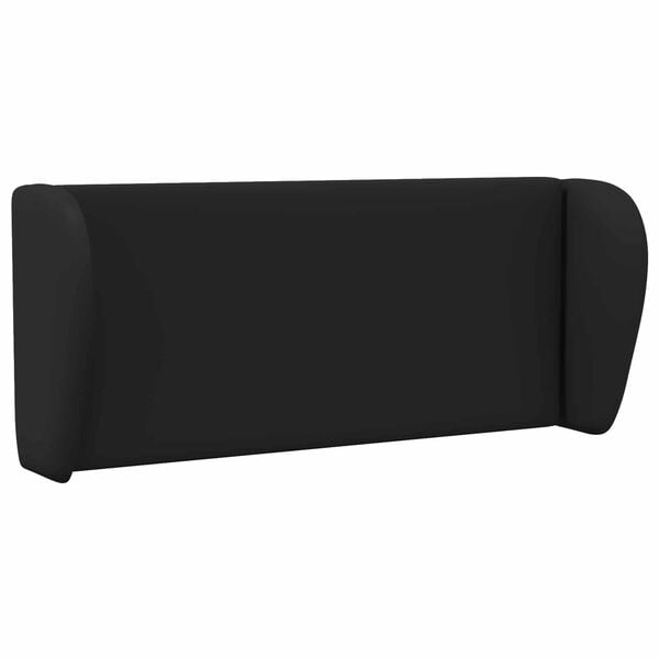 vidaXL Oreja de cabecero Negro 40 x 23 x 6 cm PVC