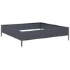 vidaXL Arriate de acero gris antracita 100x100x26 cm