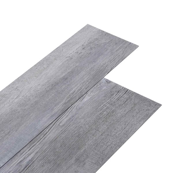 vidaXL Tableros de Suelo 18 pcs Gris 2,51 m&sup2; PVC