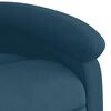 vidaXL Sill&oacute;n reclinable de terciopelo azul