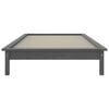 vidaXL Estructura de cama madera maciza de pino gris 100x200 cm