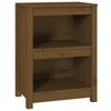 vidaXL Estanter&iacute;a madera maciza de pino marr&oacute;n miel 50x35x68 cm