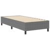 vidaXL Cama de plataforma Gris Claro 90 x 190 cm tela