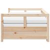 vidaXL Sof&aacute; cama nido con colchones madera maciza de pino 80x200 cm