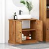 vidaXL Mueble de lavabo VIGO Marr&oacute;n y Marr&oacute;n Miel 68 x 34 x 59 cm