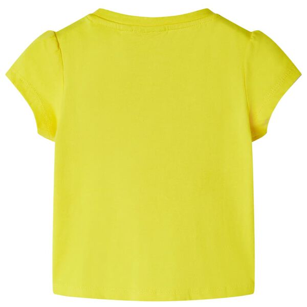 Camiseta infantil amarillo 116